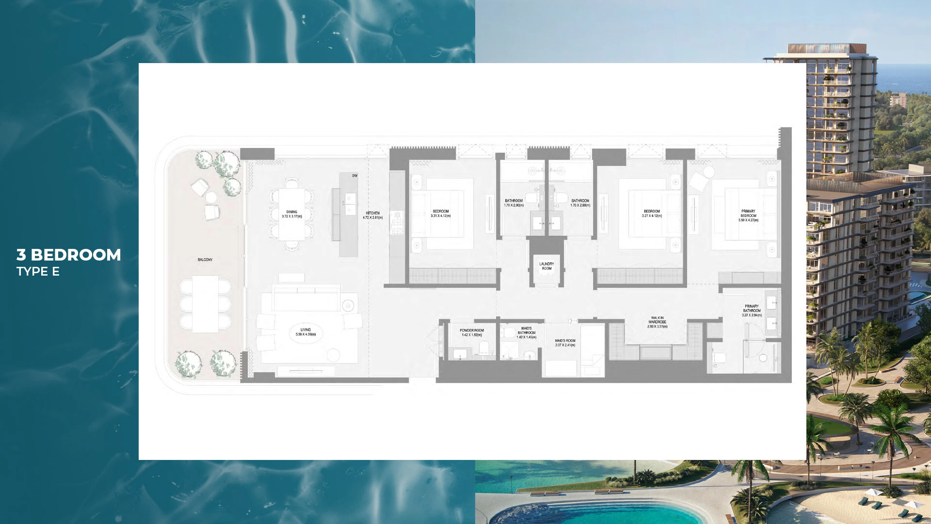 3 BR - Type A